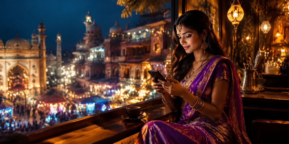 Mobile user registering for casino games in blue and gold theme